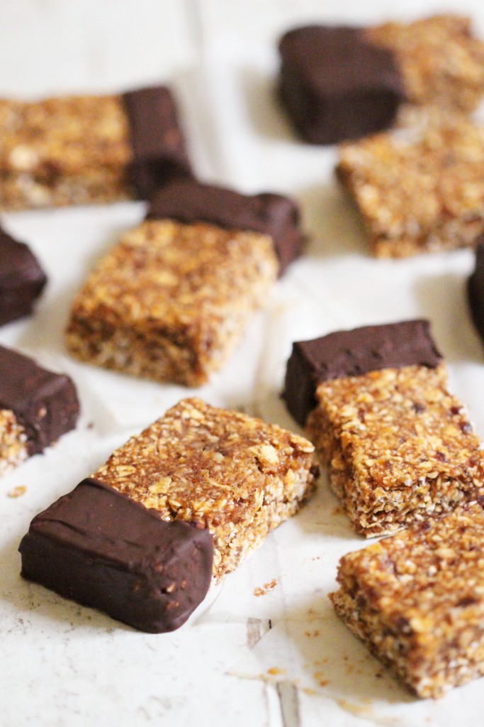 Almond Butter Oat Bars The Little Green Spoon