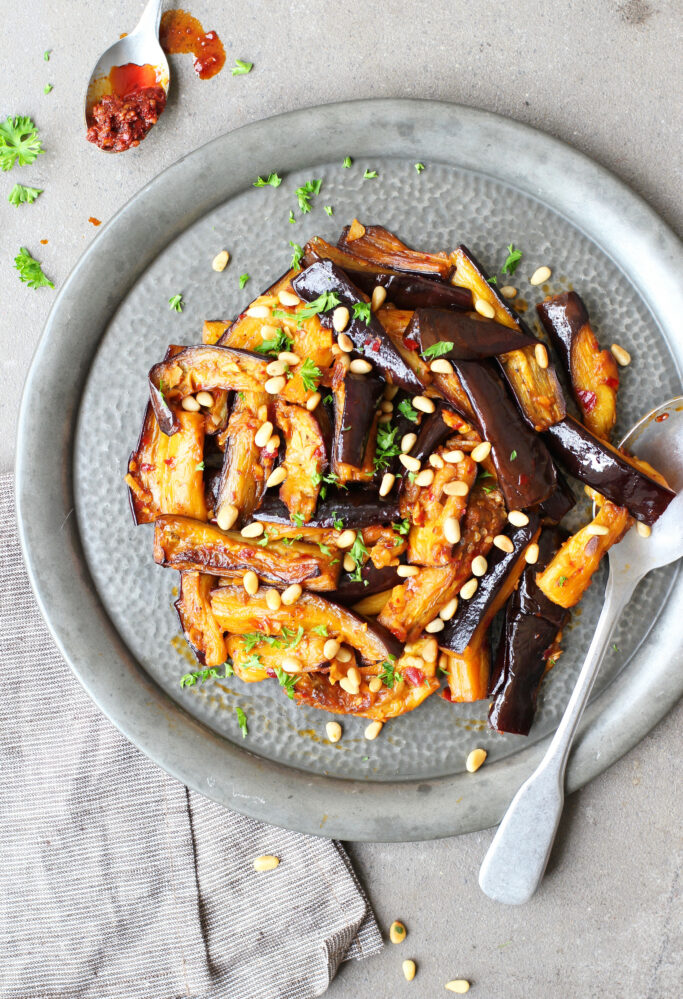 Harissa Aubergine The Little Green Spoon