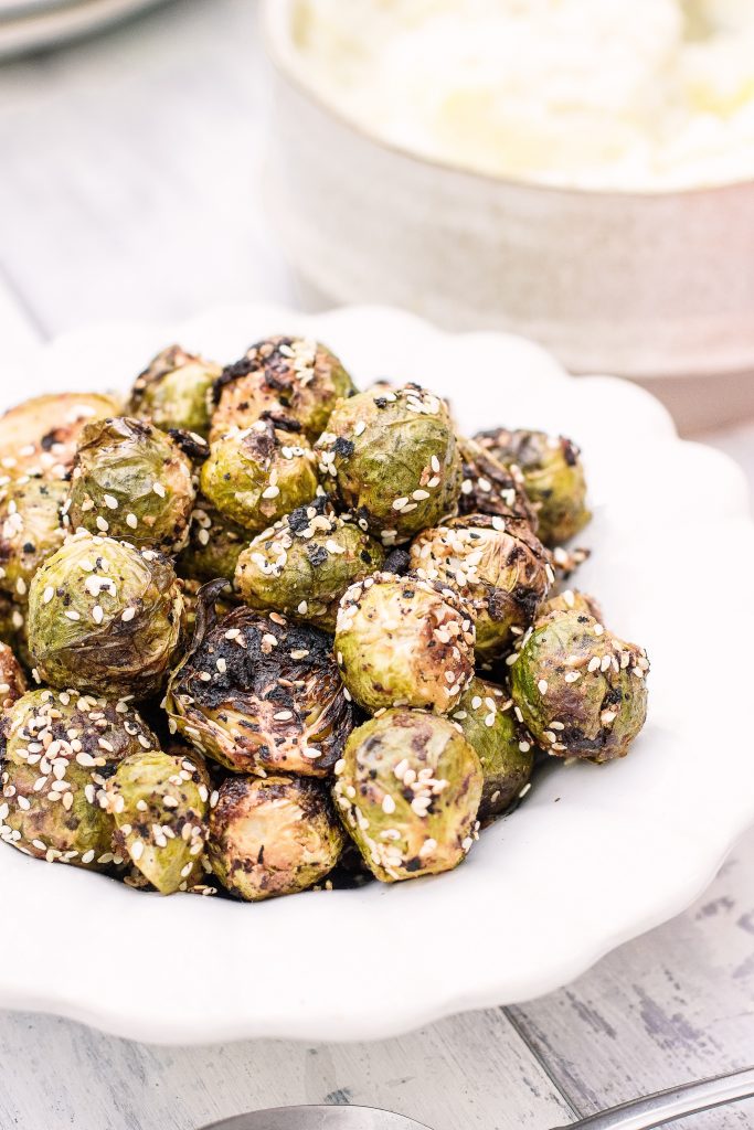 Miso Sesame Brussel Sprouts The Little Green Spoon