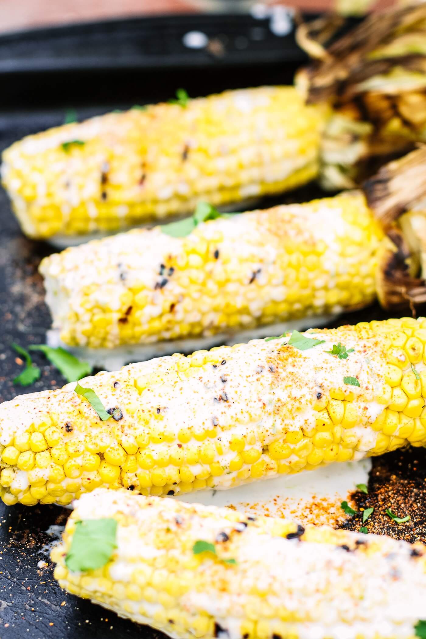 vegan mexican street corn on the cob