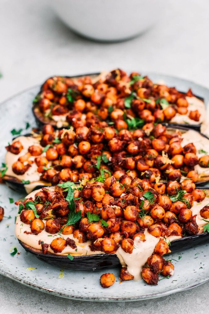 Smoky Chickpea & Aubergine The Little Green Spoon