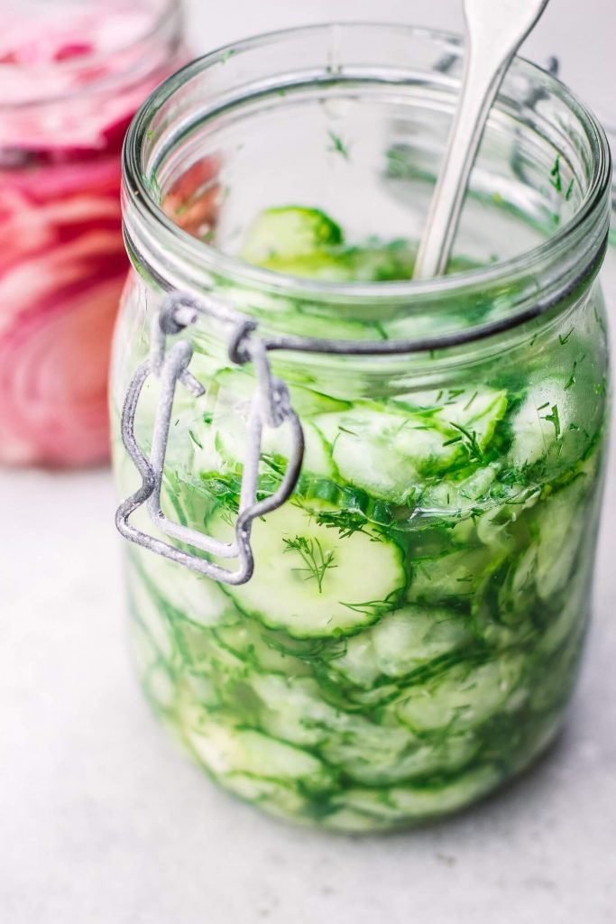 Dill Pickled Cucumbers The Little Green Spoon