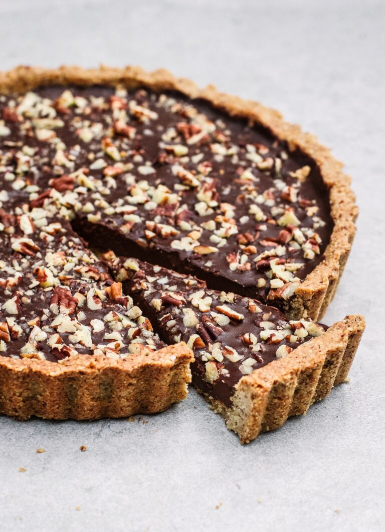 Chocolate Pecan Tart The Little Green Spoon