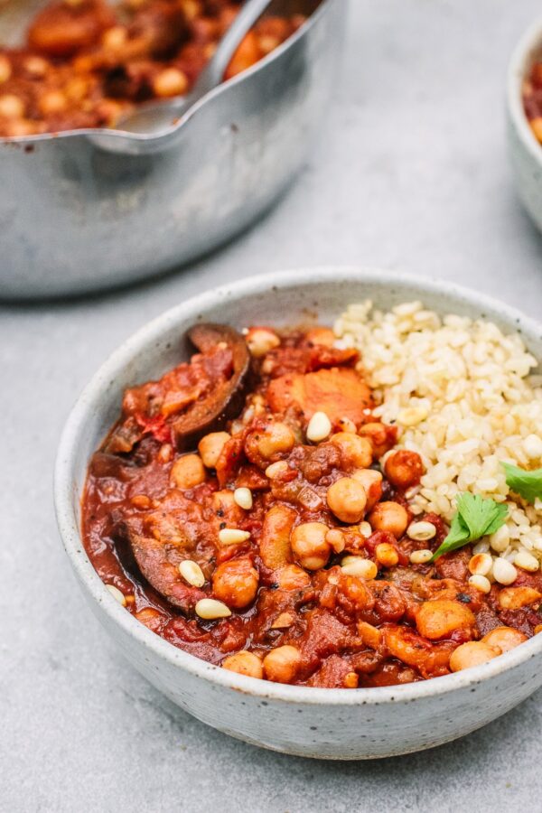 Chickpea & Aubergine Tagine The Little Green Spoon