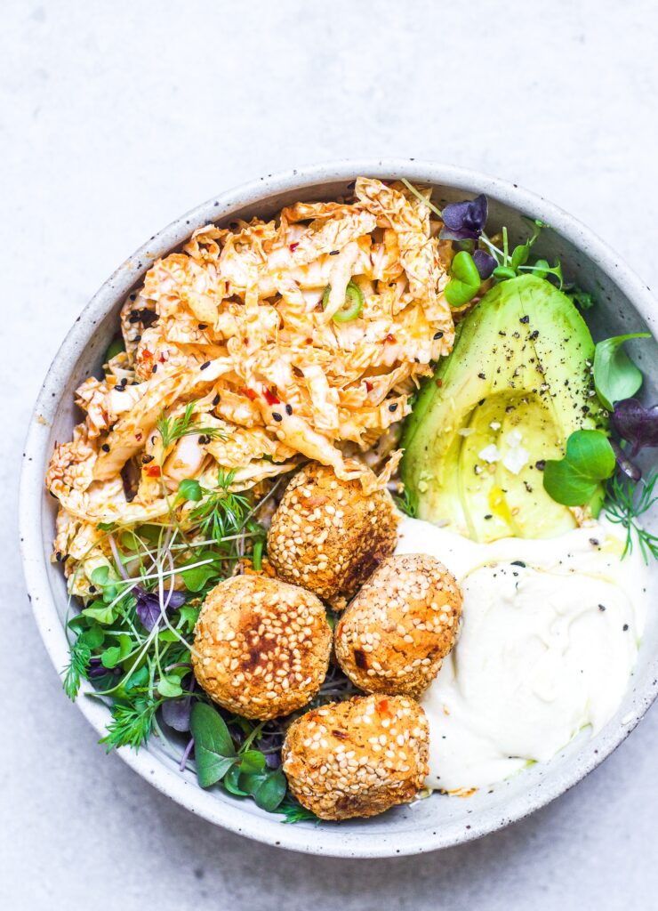 Spicy Butter Bean Falafel - Little Green Spoon