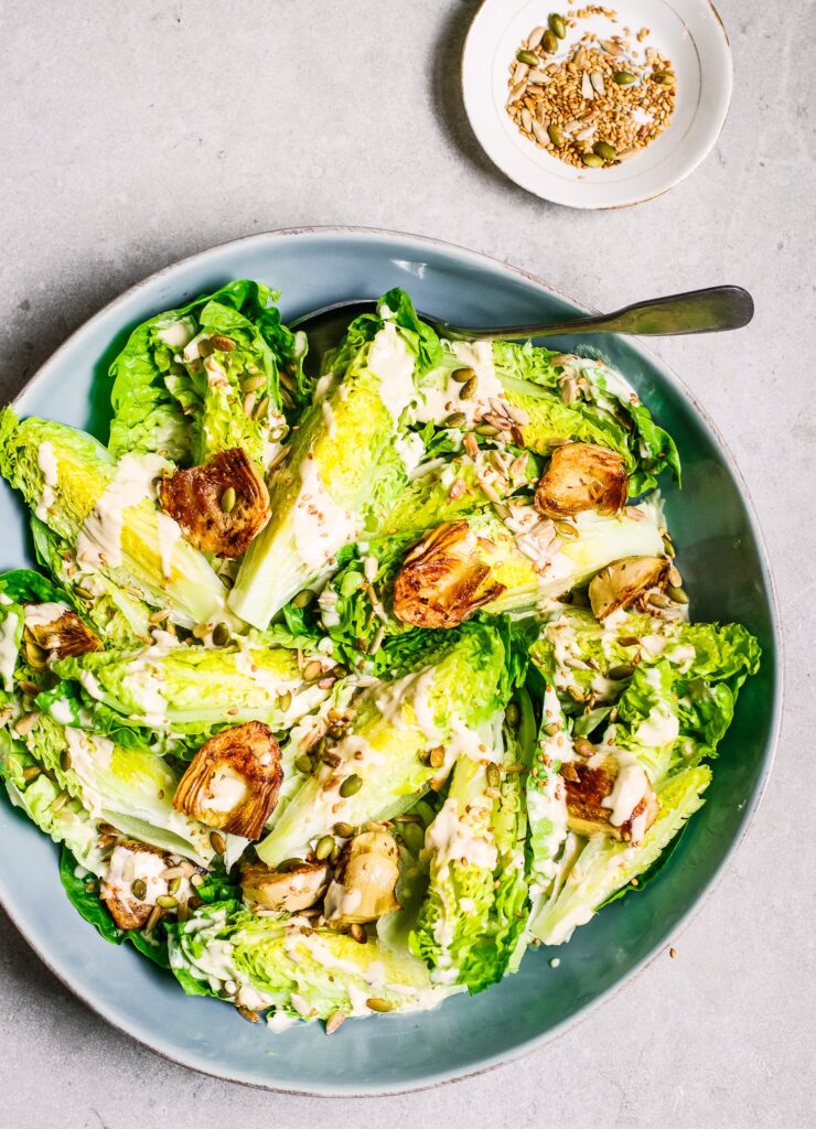 Tahini Wedge Salad - Little Green Spoon