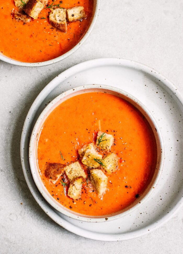 Cream of Tomato Soup Little Green Spoon