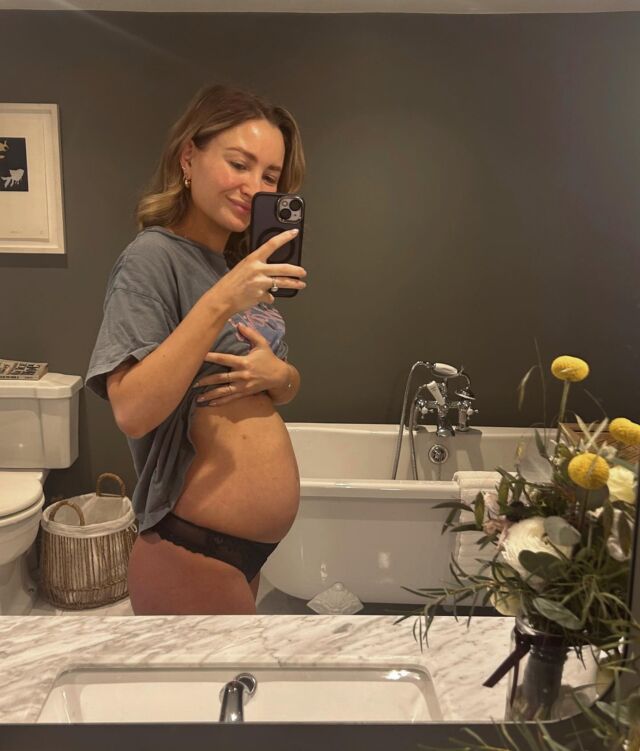 I'm pregnant 🥰 I really never thought I'd get to write this post so I don't quite know what to say. Having kept everything private until now I almost shared just a happy announcement post instead but I am so conscious of anyone else going through miscarriage or infertility and that just didn't feel right. We couldn't be happier to be where we are now but the last two years were incredibly hard. This pregnancy is nothing like my first with Teddy, or my second, or third or even my sixth. This is my seventh pregnancy, the one that surprised us all after giving up hope and our medical miracle. In November, after my fifth miscarriage and trying absolutely everything (IVF, so many medications, countless procedures) we were told that surrogacy was the only option left for us. And then, just a few weeks later, we got the best surprise ever 🌈 We are half way now and I'm still scared every single day, pregnancy after so much loss is a constant battle of daring to hope and not wanting to get your hopes up all in the same breath. My heart breaks for anyone going through a difficult fertility journey, it is such an all consuming, lonely grief and unless you've been through it it's impossible to understand how much it takes over your whole life. Sometimes I would spend hours searching online for success stories like this to give me hope, but some days they just made things feel worse. If you're reading this like I was, I really hope this gives you hope, even if you've been told there is none like we were. Sending so much love to anyone who knows what it feels like, I wish you didn't ❤️
